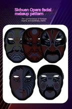 Halloween Face Masks Full Color LED Luminous Mask Face Changing Mask Party Bar Props Pi-Mart