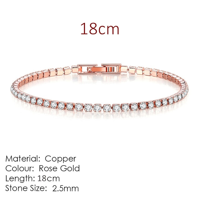 Fashion Multicolor Tennis Bracelet for Women Pi-Mart