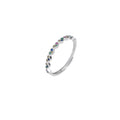 925 Loving Heart In Sterling Silver Ring Female Light Luxury High Sense Pi-Mart