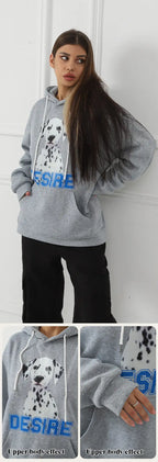 Women's Fashionable Casual Printed Long Sleeved Sweatshirt - SJB-DIAMOND ELITES