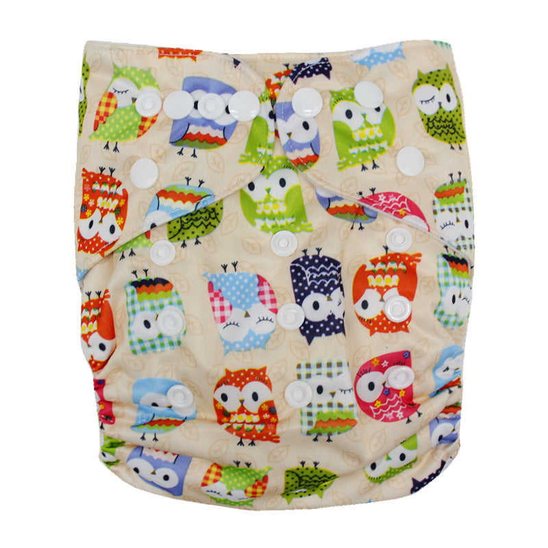 Washable Cloth Diapers Baby Waterproof Adjustable breathable Pi-Mart