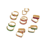 Round Earrings Heart-shaped High Sense Pi-Mart