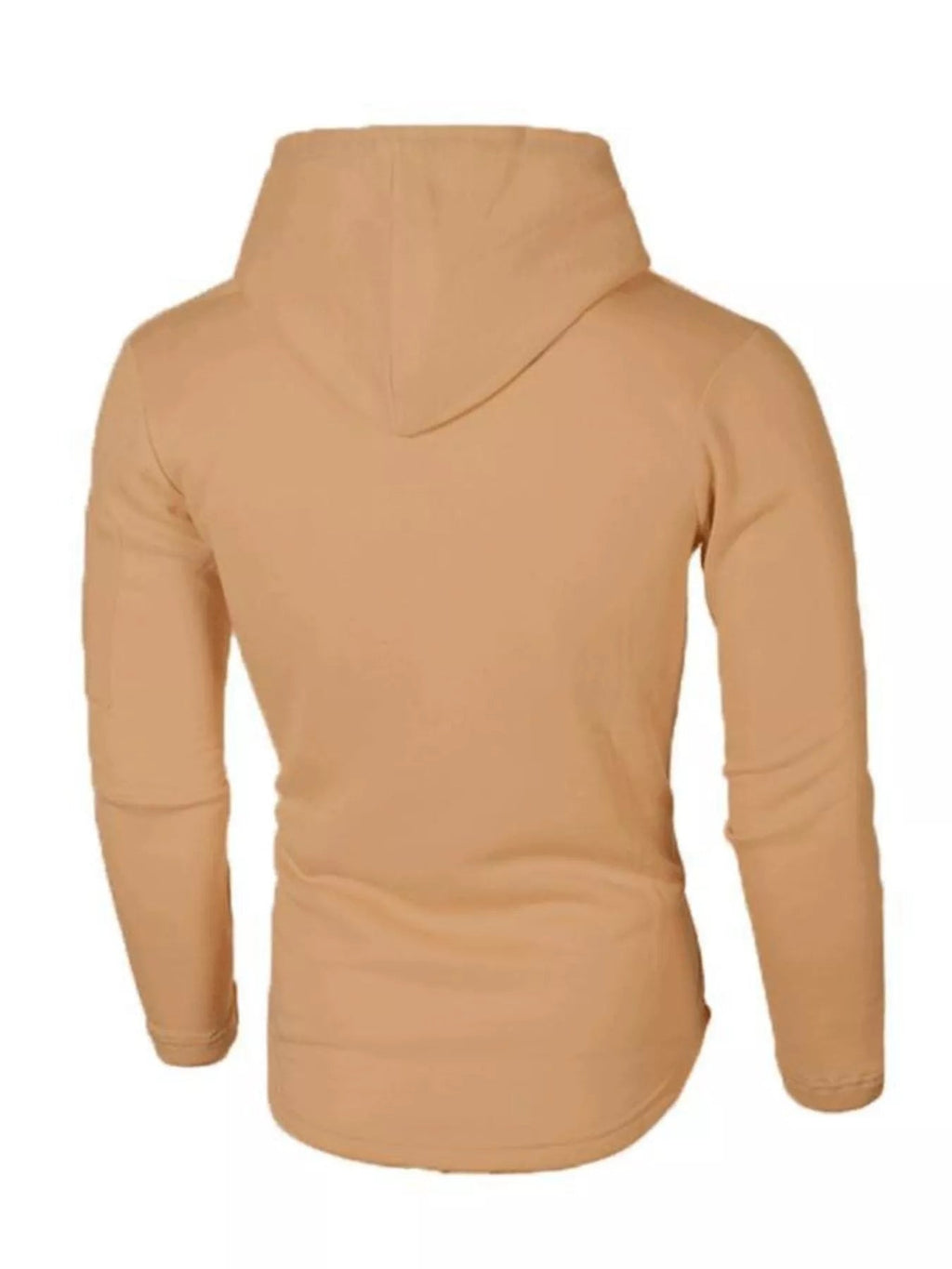 Men's Plus Size Casual Slim Fit Long Sleeve Hoodie THRIXINE