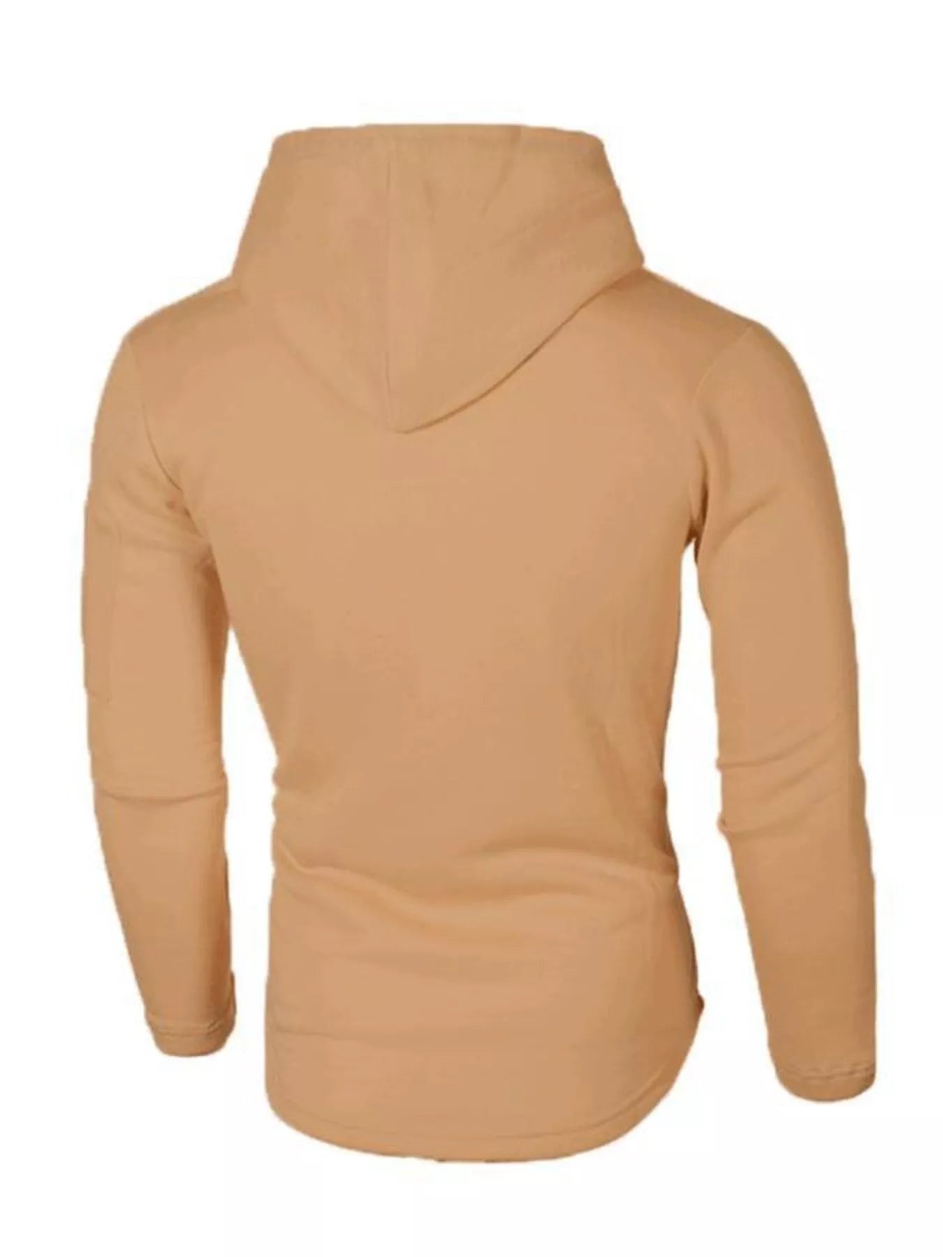 Men's Plus Size Casual Slim Fit Long Sleeve Hoodie THRIXINE