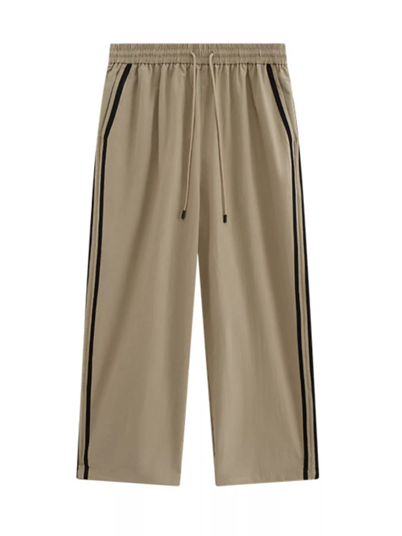 Men's Wide Leg Side Striped Pants