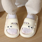 Cute Cartoon Slippers For Women Men Indoor And Outdoor Non-slip Thick Soles Floor Bathroom Slippers Fashion House Shoes Pi-Mart