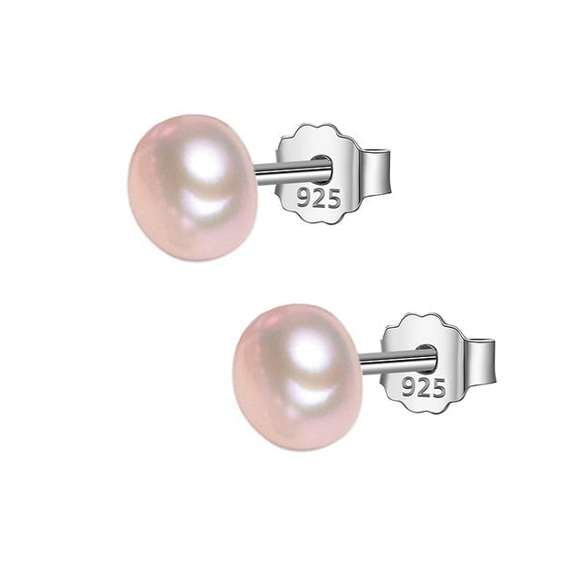 Baroque Pearl Stud Earrings Pi-Mart