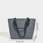 Light luxury oversized shopping bag, women's versatile portable tote bag, shoulder bag - SJB-DIAMOND ELITES