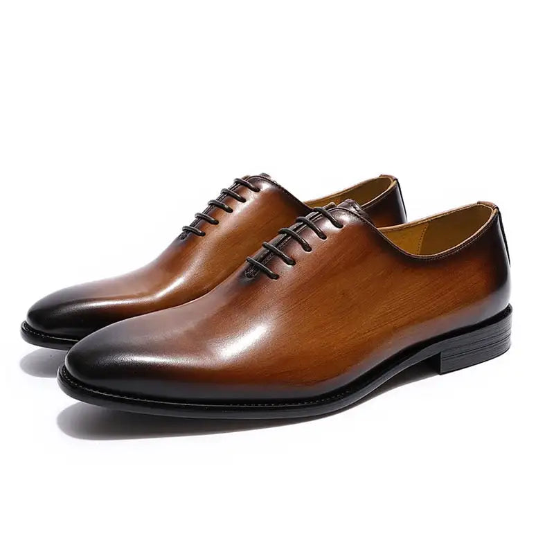 Men's Leather Oxford Shoes Pi-Mart