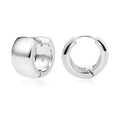 925 Sterling Silver Earrings Small Chunky Silver Earrings for Women Trendy Chunky Hoop Earrings Silver Hypoallergenic Earrings Small Thick Huggie Hoops Earrings for Jewelry