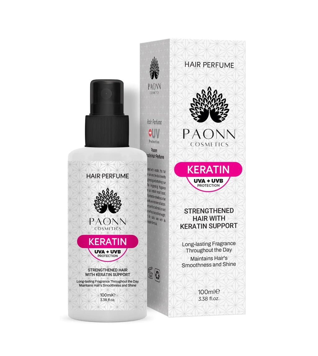 PAONN Keratin Hair Perfume Keratin-Enriched Mist UVA & UVB Protection Fragrance Long-Lasting Scent Hair Care Smoothness & Shine Lootquake LLC