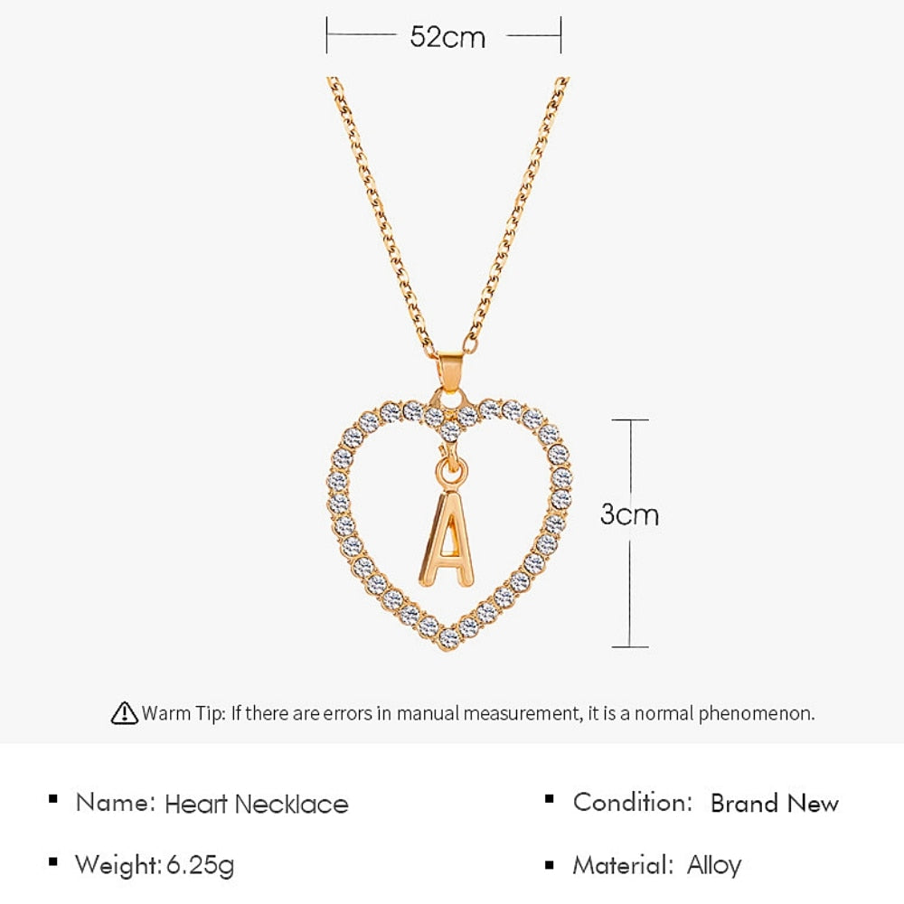 Initials Lette Necklace Pi-Mart