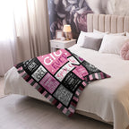 1pc Plush Throw Blanket - Ultra Soft, Warm, and Cozy for Couch, Bed, Sofa, Car, Office, Camping, and Traveling - Perfect Gift for All Seasons and Occasions Lootquake LLC