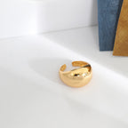 Smooth Texture S925 Sterling Silver Ring Pi-Mart