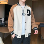 Student Plus Size Baseball Uniform Casual Jacket Pi-Mart