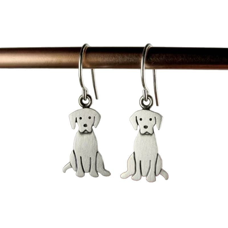 Female Versatile Retro Creative Small Animal Earrings Pi-Mart