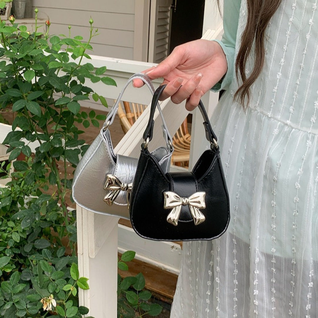 Toddler purse, Mini bow tote bag, Spring and Summer stylish sweet and cool mini lipstick chain bag, crossbody mini tote bag for women - SJB-DIAMOND ELITES