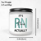 1pc Lavender Scented Candle 5.3oz Soybean Wax Best Nurse Ever Gifts Idea for Women Men RN Friend Nursing Supervisor Bestie Guy Cowoker Him Her on Practitioner School Nurse Graduation Thank You Appreciation Birthday Christmas Lootquake LLC