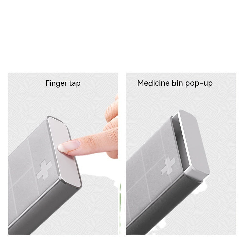Portable Electronic Portable Mini Timing Medicine Smart Pill Box Pi-Mart