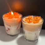 1pc, 300g Caramel Latte Scented Candle, Handcrafted Soy Wax, Indoor Use, Crystal Accents, Oval Shape, Aromatherapy, Perfect for Home Decor, Suitable for Christmas, Halloween, Easter, Hanukkah, Thanksgiving, 0.26-2.64gal Capac Lootquake LLC