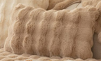 Winter Thickened Rabbit Plush Modern Sofa Cushion Pi-Mart