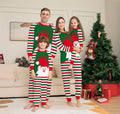 Family Pajamas Matching Sets Red Stripe Xmas Holiday Sleepwear Jammies Long Sleeve PJs Outfits Pi-Mart