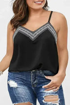 Black Plus Size Bermuda Sun Tank - SJB-DIAMOND ELITES