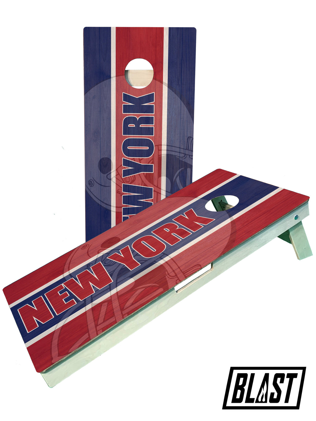 New York Football Team Cornhole Boards - SJB-DIAMOND ELITES