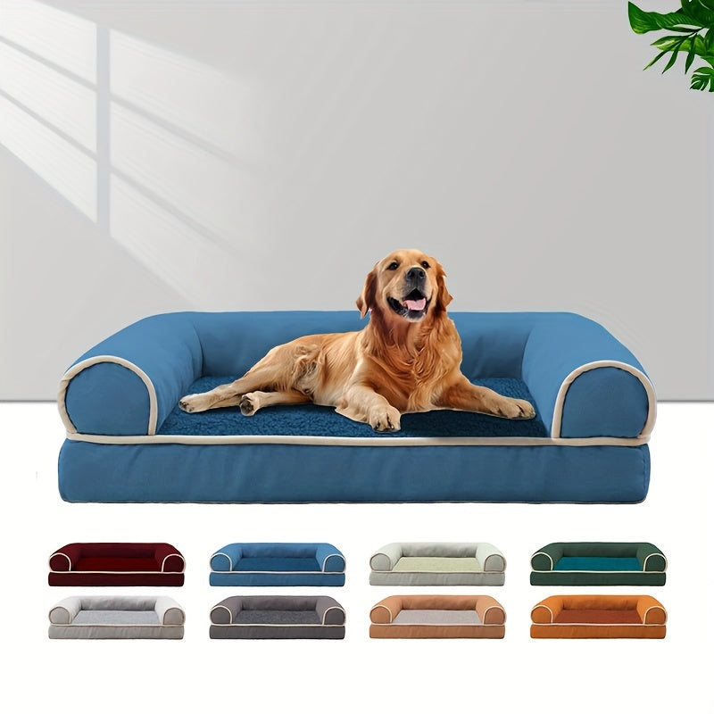 New Dog Sofa Pet Dog Bed Cat Bed Deep Sleep Dog House Square Thickened Warm Dog Mat Small Medium Large Dog House Pet Supplies Breathable Blanket Pet Dog Bed Dog Sofa Dog Bed Dog House Pet Supplies Accessories Lootquake LLC