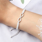 Infinity Charm Couple Bracelet Pi-Mart