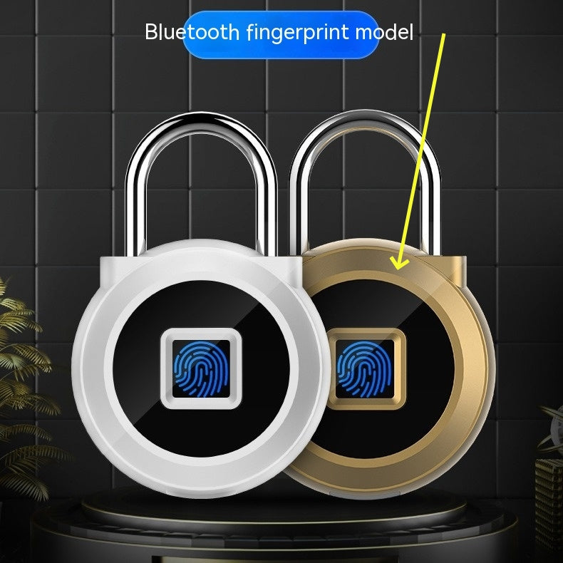 Smart Fingerprint Padlock Bluetooth APP Unlocking Electronic Locker Anti-theft Fingerprint Lock Pi-Mart