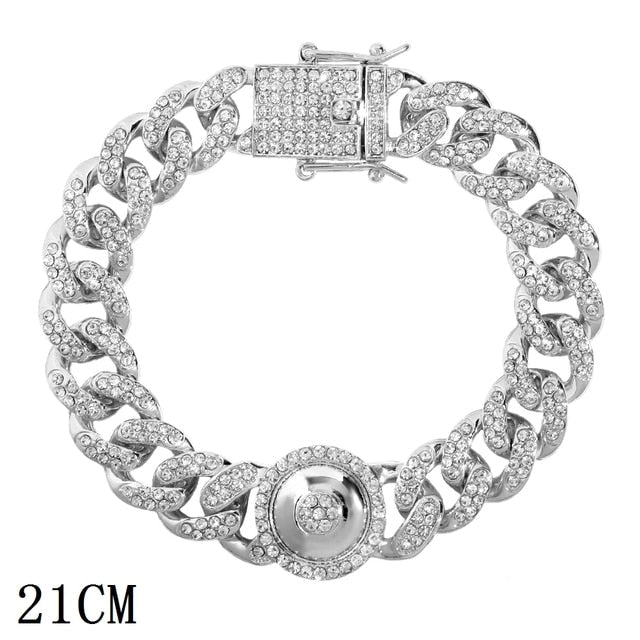 Iced Out Chain Bracelet Pi-Mart