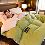Luxury Winter Thickened Warm Double-sided Milk Velvet Quilt  Fleece Pi-Mart