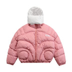 Men's Hooded Hand-stuffed Cotton Coat Bread Jacket