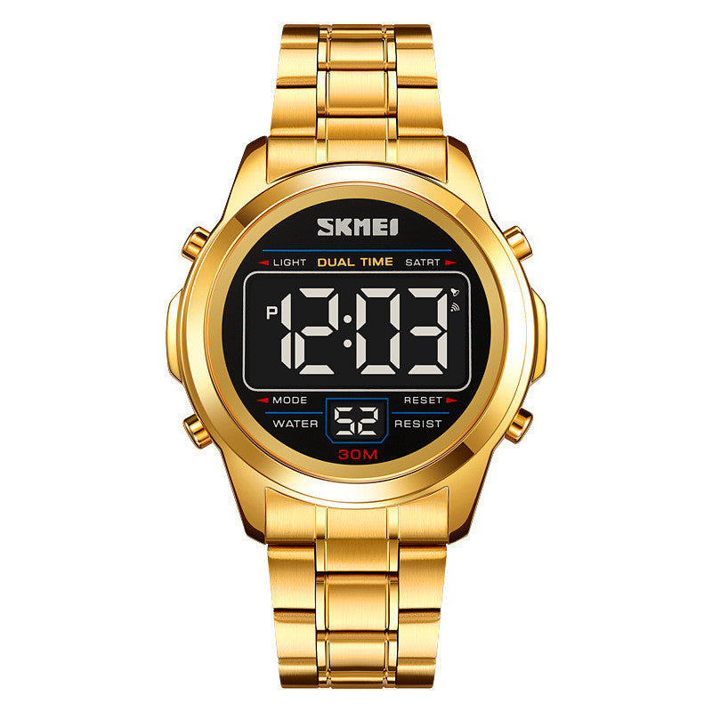 Men's Watch Multifunctional Waterproof Luminous Electronic Pi-Mart