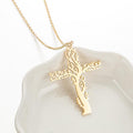 Tree Of Life Necklace Ladies Cross Clavicle Chain Jewelry Pi-Mart