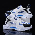 White Sneakers Men Non Slip Walking Running Shoes Sports Pi-Mart