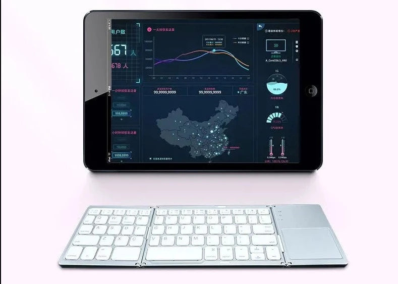 Wireless Folding Keyboard Pi-Mart