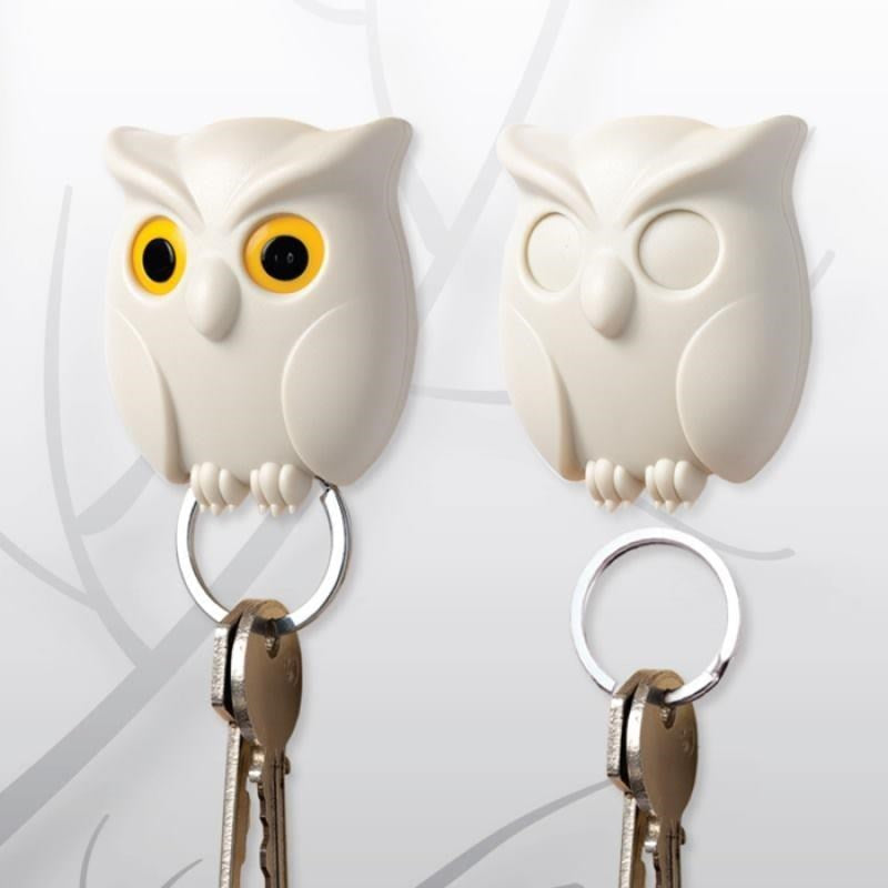 Night Owl Magnetic Wall Key Holder Wall Magnets Keep Keychains Hooks Pi-Mart