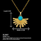 European And American Moon Necklace Niche Non-fading High-grade Accessories