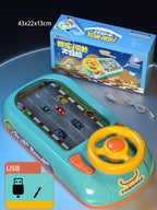 Children's Driving Simulation Toys Puzzle Electric Desktop Game Console Pi-Mart