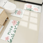 Bathroom Absorbent Non-slip Carpet Floor Mat Pi-Mart