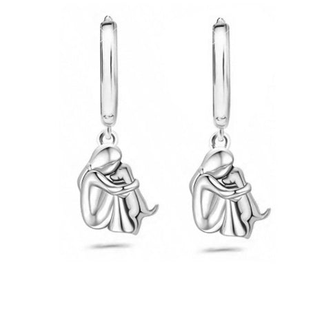 Fashion Little Girl And Dog Hug Necklace Pi-Mart