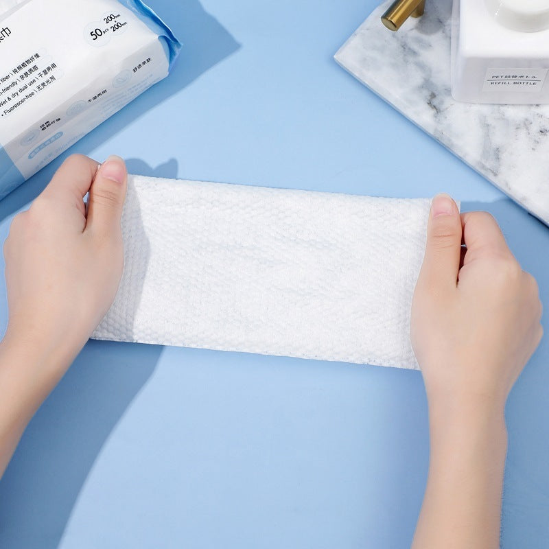 Pure Cotton Thickened Pearl Pattern Disposable Face Towel