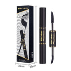 Double-headed Color Mascara Thick Curl More Than Waterproof Not Smudge White Eyebrow Dyeing Pi-Mart