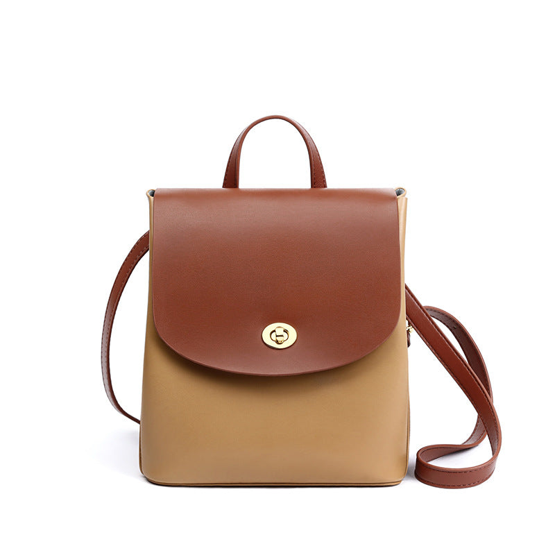 Women backpack purse medium capacity genuine leather - SJB-DIAMOND ELITES