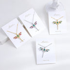 Fashionable All-match Color Zircon Necklace Pi-Mart