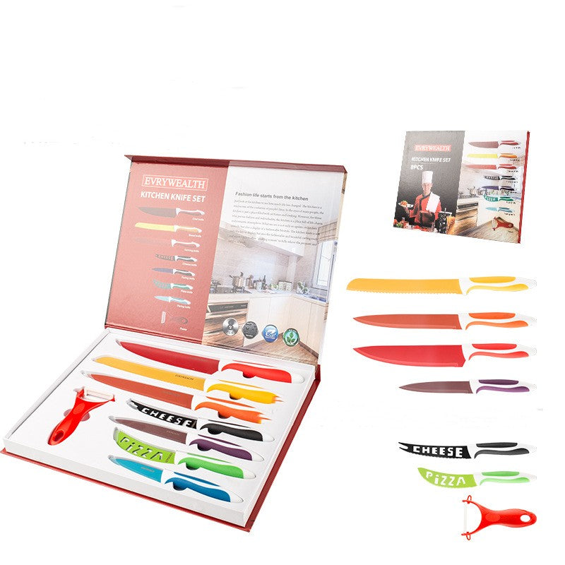 Stainless Steel Knife Gift 8-piece Kitchen Set Pi-Mart
