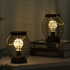 LED Iron Lantern Table Lamp - SJB-DIAMOND ELITES
