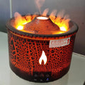 New Creative Ultrasonic Essential Oil Humidifier Volcano Aromatherapy Machine Spray Jellyfish Air Flame Humidifier Diffuser Pi-Mart